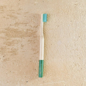 Happy Quokka Bamboo Toothbrush Quokka Green